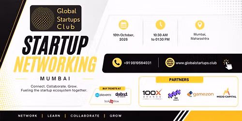 GLOBAL STARTUPS CLUB l STARTUP NETWORKING MUMBAI 2026