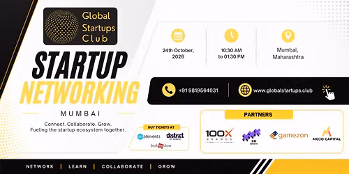 GLOBAL STARTUPS CLUB l STARTUP NETWORKING MUMBAI 2026