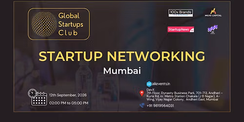 GLOBAL STARTUPS CLUB l STARTUP NETWORKING MUMBAI 2026