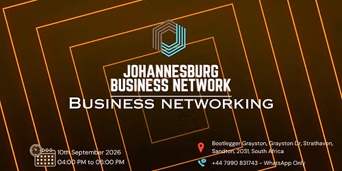 Business Networking Johannesburg 2026