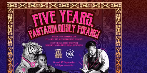 FIVE YEARS, FANTABULOUSLY FIRANGI