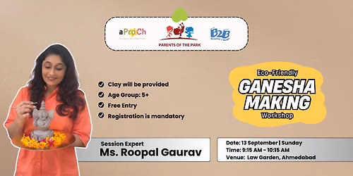 Eco-Friendly Ganesha Making Workshop - Parents of The Park 