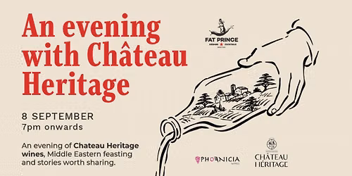 An Evening with Ch\u00e2teau H\u00e9ritage: Lebanese Wine & Middle Eastern Feasting