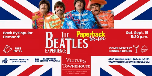 The Beatles Experience: Paperback Writer - Free Summer Concert Series