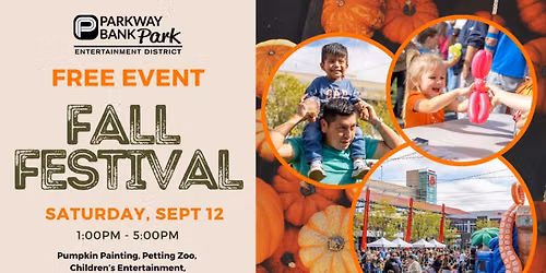 Fall Festival at Parkway Bank Park