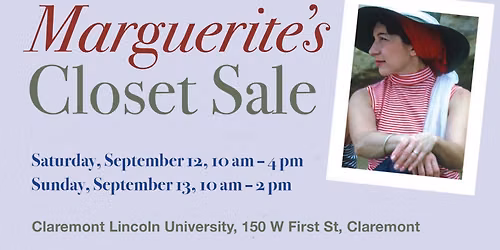 Marguerite\u2019s Closet Sale