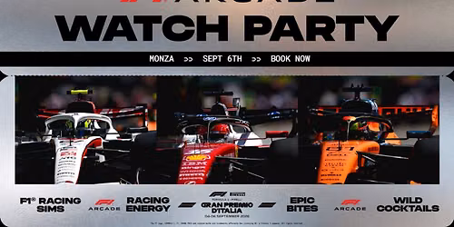FORMULA 1\u00ae PIRELLI GRAN PREMIO D\u2019ITALIA Watch Party at F1\u00ae Arcade Chicago  