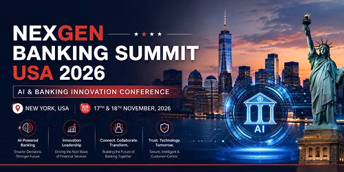 NexGen Banking Summit USA 2026 \u2013 AI & Banking Innovation Conference, New York