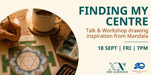 Finding my Centre: Talk & Workshop drawing inspiration from Mandala