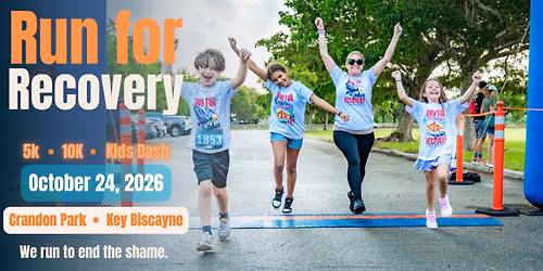 Run for Recovery 5k, 10k, Kids Dash, Virtual Run
