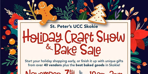 FREE St. Peter\u2019s UCC Holiday Craft Show & Bake Sale