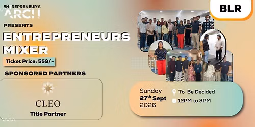 Entrepreneur's Mixer (Bengaluru)