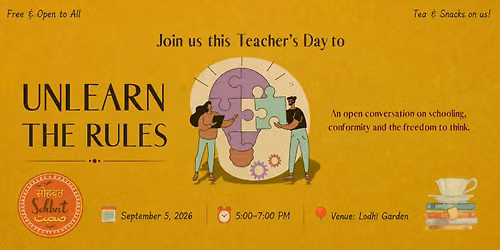 This Teachers\u2019 Day let\u2019s Unlearn The Rules.