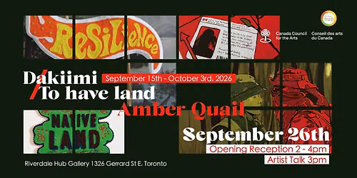 Exhibition "Dakiimi \/ To have land" by Amber Quail