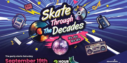 Skate Through The Decades (2-Hour Themed Ice Skate)