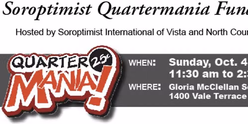Soroptimist QuarterMania Fundraiser