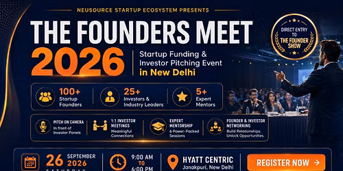 The Founders Meet - September 2026 Edition