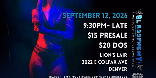 Blassphemy! A Metal Go-Go Burlesque Show