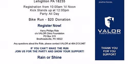 Help Wounded Veterans Scavenger Hunt & Ride - In Honor of Harry Phillips - October 10, 2026