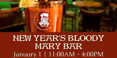 New Year's Day Bloody Mary Bar