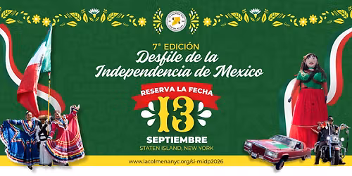 Desfile Anual del D\u00eda de la Independencia de M\u00e9xico en Staten Island