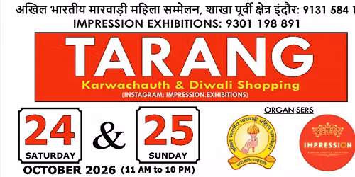 Tarang Karwachauth & Diwali Shopping