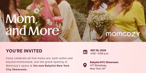 Grand Opening of Momcozy's Space at Babylist New York City Showroom