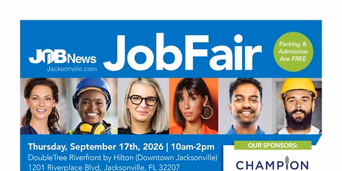 Jacksonville JOB FAIR - 20+ Companies Hiring for 100's of LOCAL JOBS
