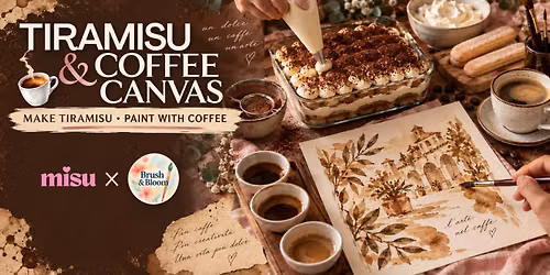 Tiramisu, Coffee & Canvas