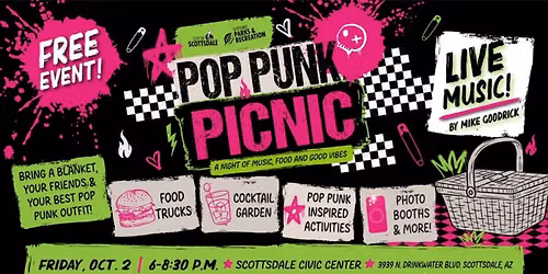 Pop Punk Picnic Scottsdale AZ | Live Music by Mike Goodrick | Free Event
