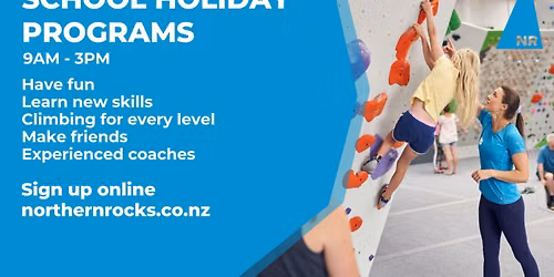 School Holiday Climbing - Bouldering & Holiday Programs