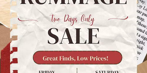 St. Dismas Church Rummage and Bake Sale
