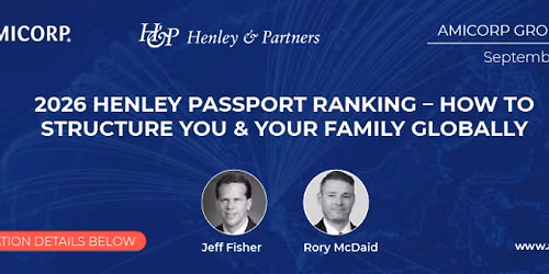 2026 Henley Passport Ranking \u2013 How to Structure You & Your Family Globally