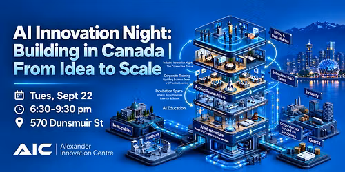 AI Innovation Night: Building in Canada - From Concept to Commercialization