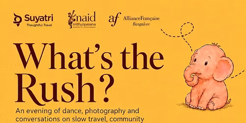 \ud83d\udc18 WHAT\u2019S THE RUSH?