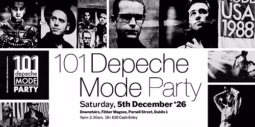 101 Depeche Mode Party, Saturday, 5th December 2026