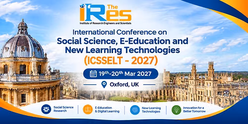 International Conference on Social Science, E-Education and New Learning Technologies