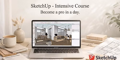 One to One - In Person Sketchup Pro: Intensive Course (face-to-face, 1:1)