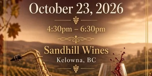Okanagan Sax - Live Show at Sandhill Wines