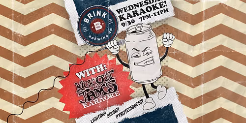 Wednesday Karaoke @ Brink Brewing!