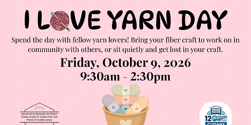 I Love Yarn Day