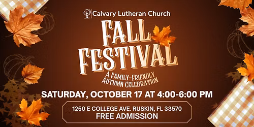 Fall Festival- Calvary Lutheran Church