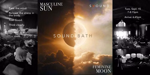 SVOUND Sound Bath \u2013 Preparing for the Fall Equinox