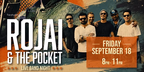 Live Band Night Feat. Rojai & The Pocket at Rock's Den