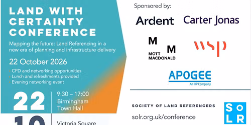  Land with Certainty Conference 2026