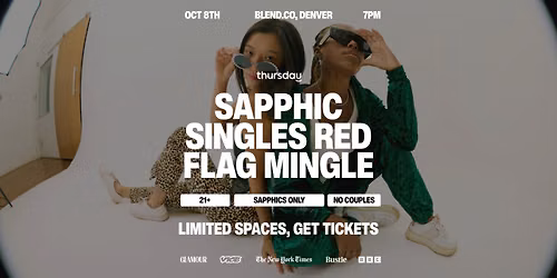 Sapphic Singles Red Flag Mingle