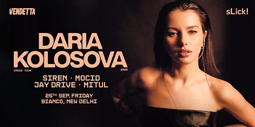 Daria Kolosova | India Tour