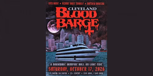 Goth Barge Presents: Blood Barge Cleveland 2026