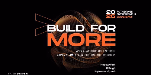 2026 Faith Driven Entrepreneur Conference