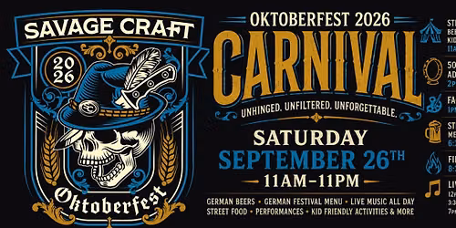 Savage Craft Oktoberfest 2026: Carnival